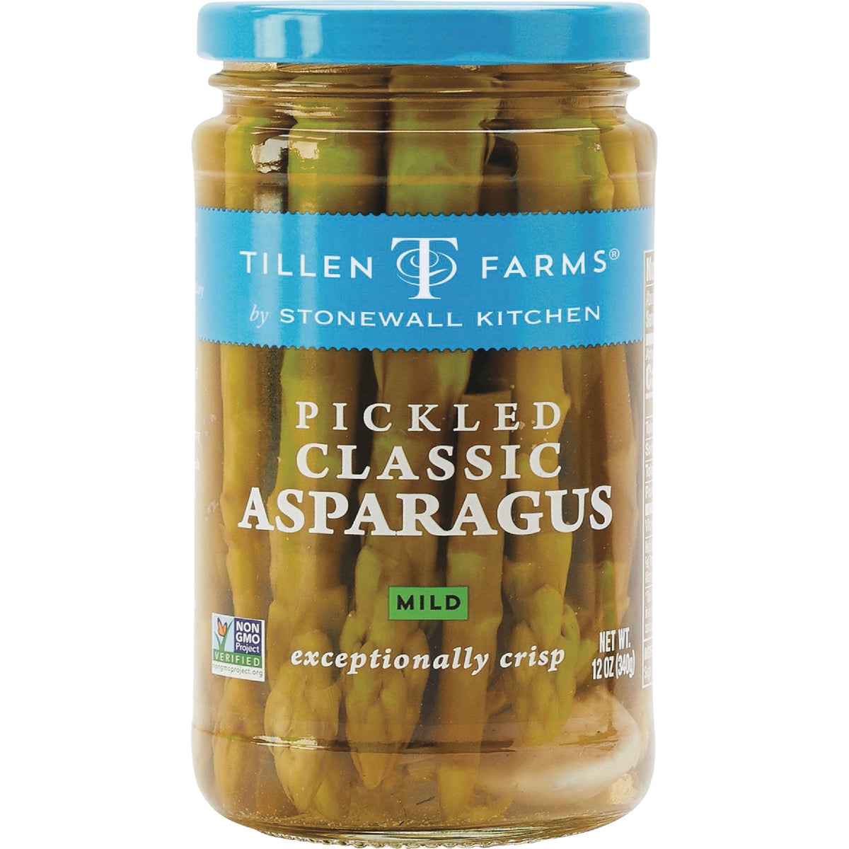 Tillen Farms 12 Oz. Pickled Classic Asparagus, Mild