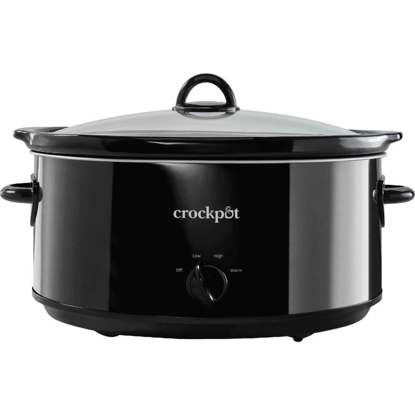 Crock-Pot 8 Qt. Black Manual Slow Cooker Image 1