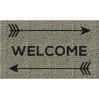 Americo Home Front Runner 18 In. x 30 In. Gold Welcome Arrows Mat Image 1