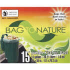 Bag-To-Nature 13 Gal. Compostable Green Trash Bag (15-Count) Image 1