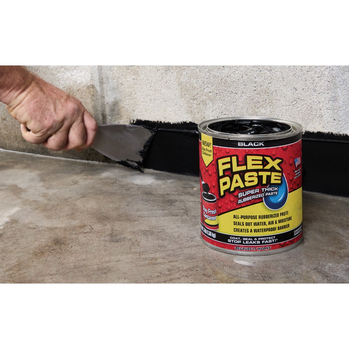 Flex Paste MAX 12 Lb. Black Sealer Image 3