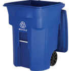 Toter 96 Gal. 2-Wheel Recycling Trash Can Image 4
