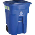 Toter 96 Gal. 2-Wheel Recycling Trash Can Image 1