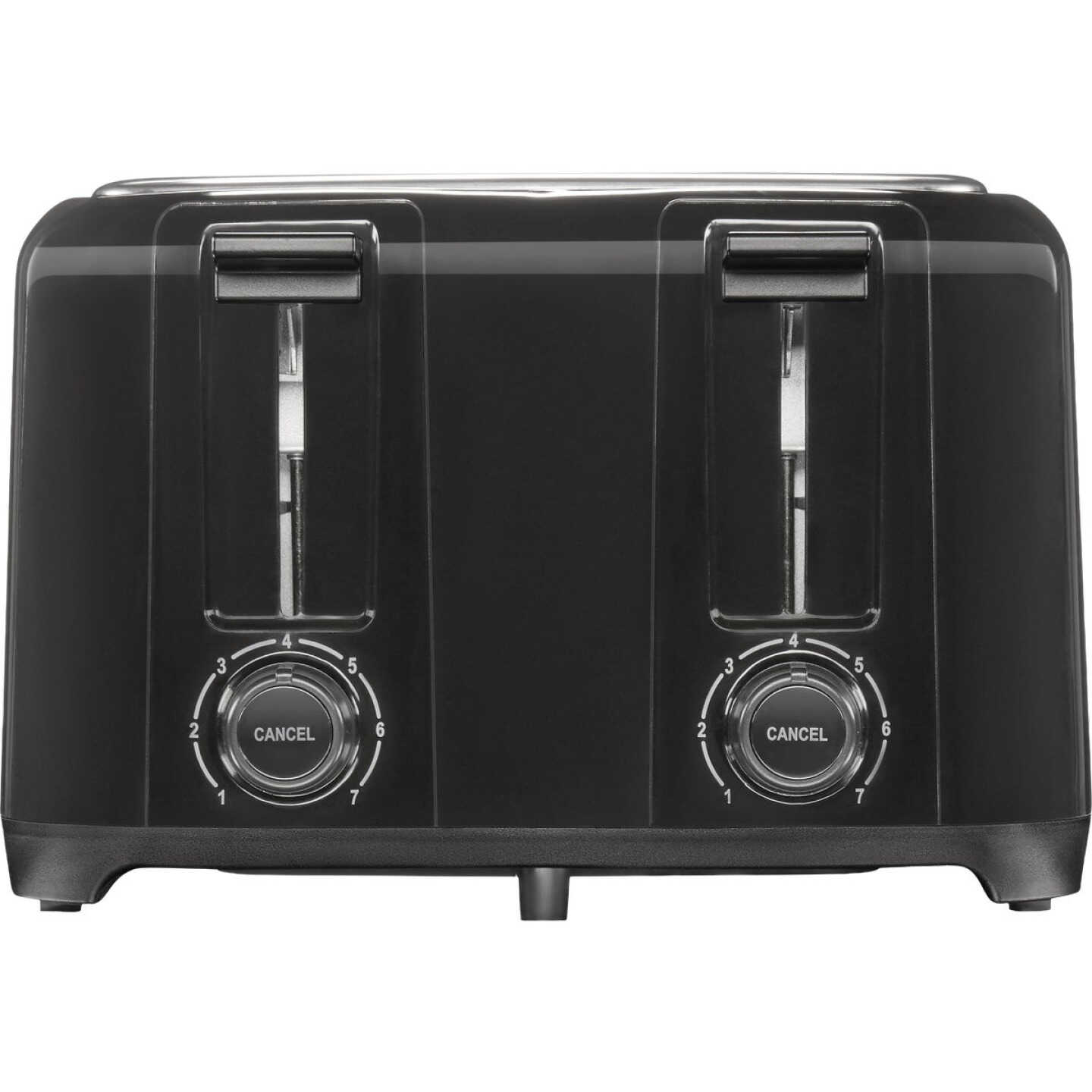 Proctor Silex Extra-Wide 4-Slot Toaster - Black Image 1