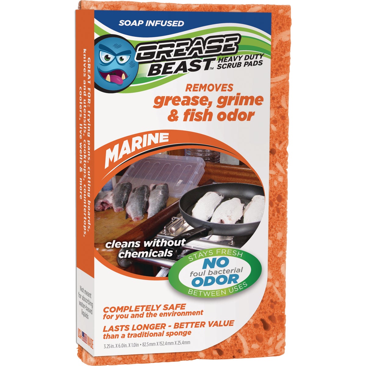 Grease Beast Marine Scrub Pad