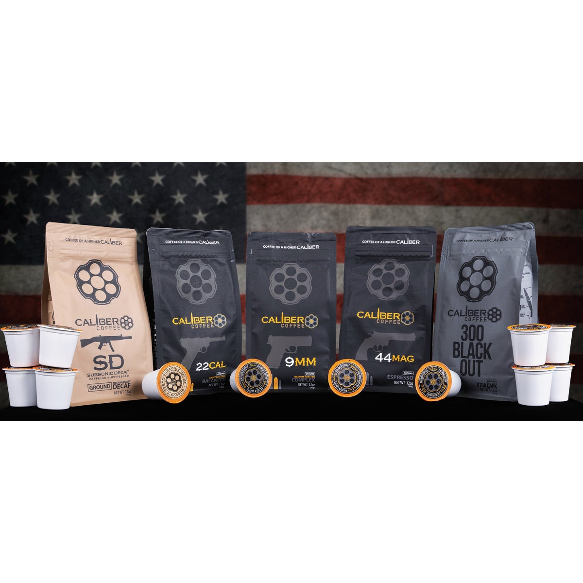 Caliber Coffee .44 Mag Whole Bean Espresso Roast, 12 Oz. Bag Image 3