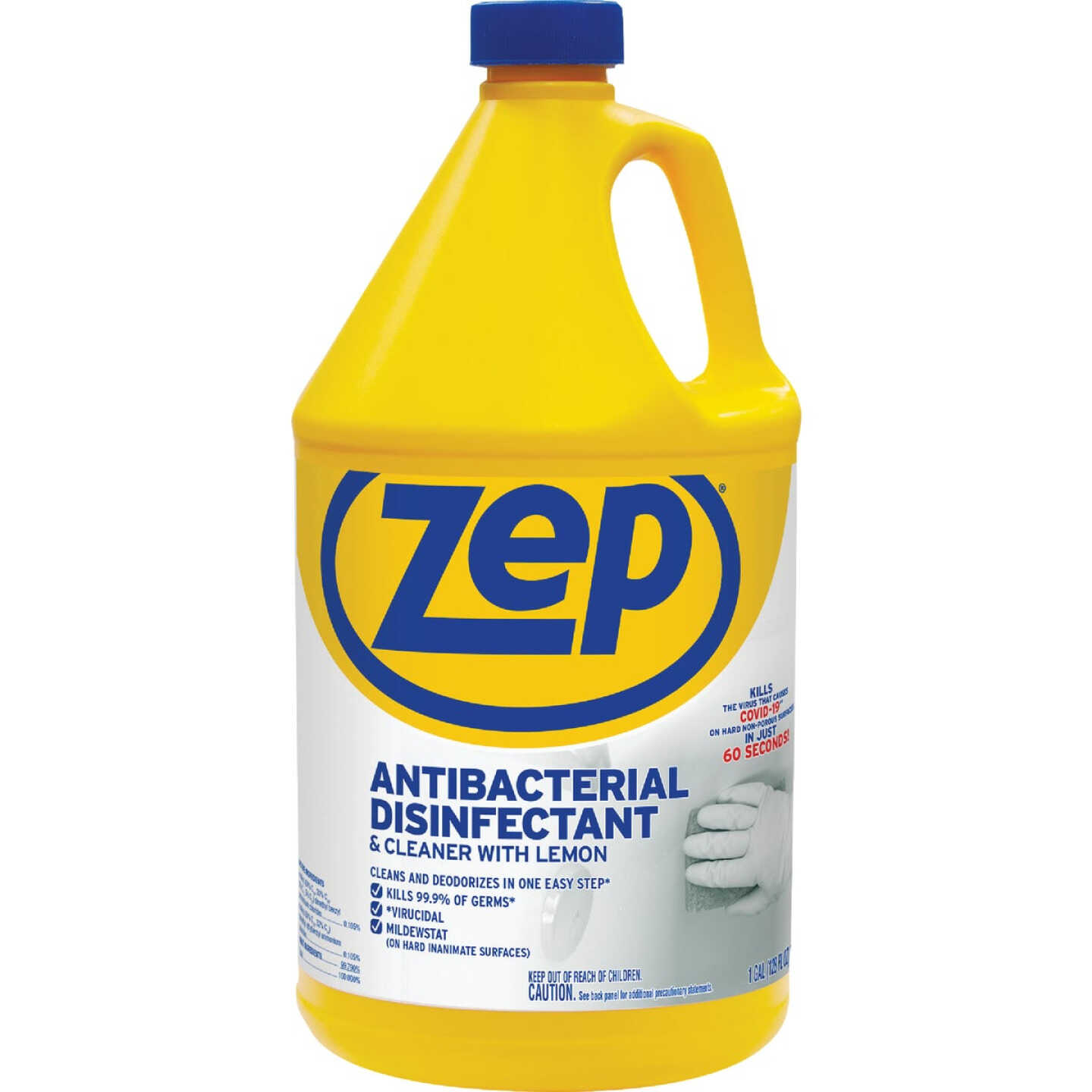 Zep 128 Oz. Lemon Antibacterial Disinfectant All-Purpose Cleaner Image 1