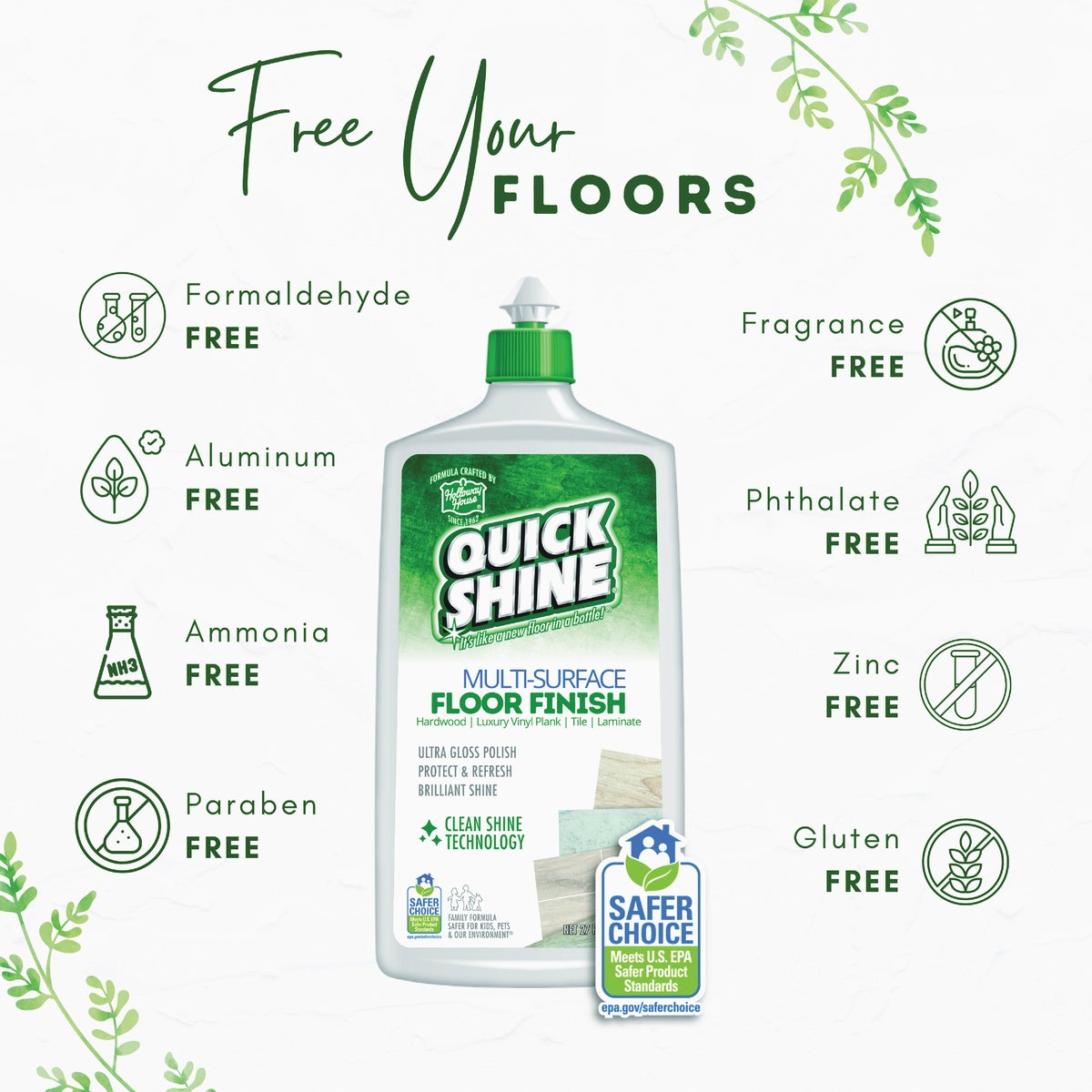 Quick Shine 27 Oz. Multi-Surface Floor Finish Image 6
