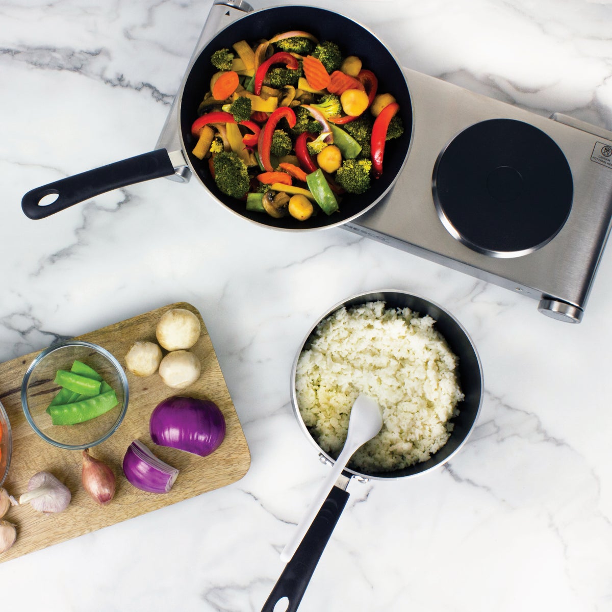 Nesco Double Hot Plate with Die Cast Burner Image 2