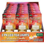 Magic Every Season LED Flicker Flame Effect Plastic Tea Light Candle (2-Pack) Image 1
