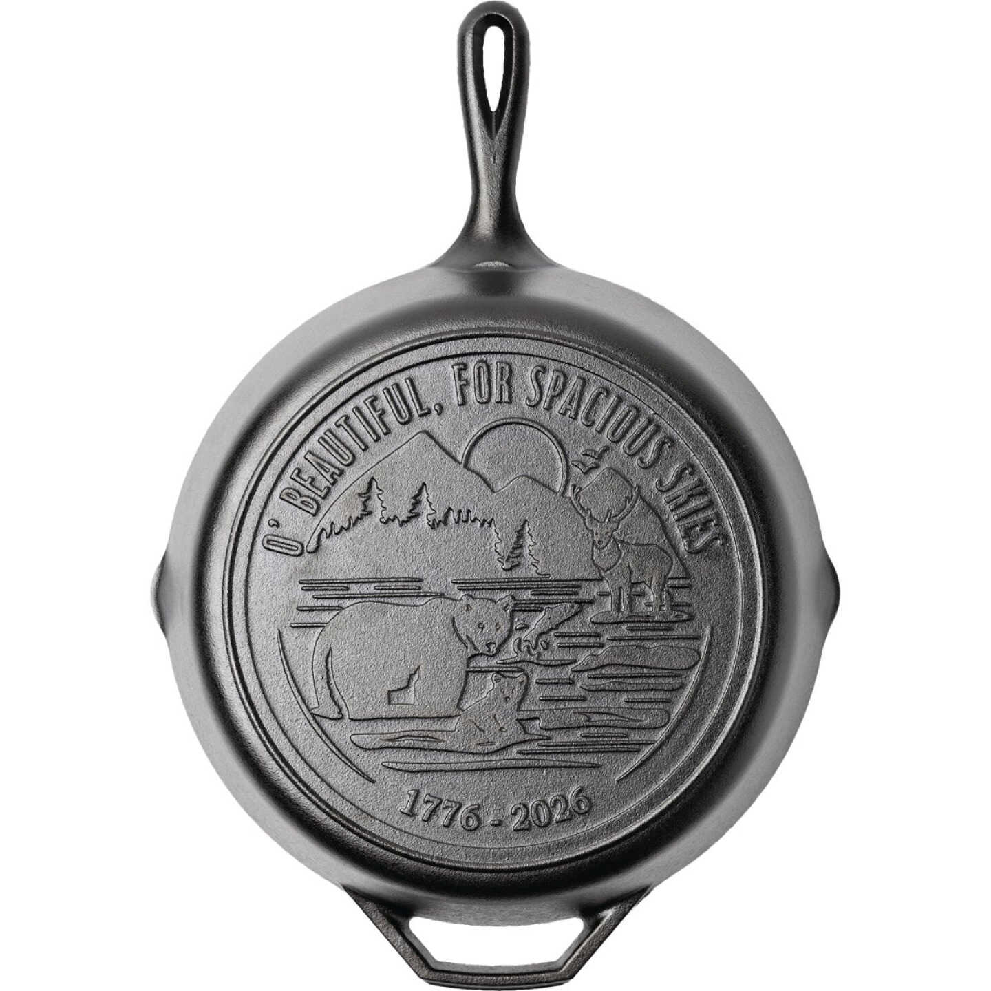 Lodge 12 In. USA 250 Cast Iron Skillet Image 1