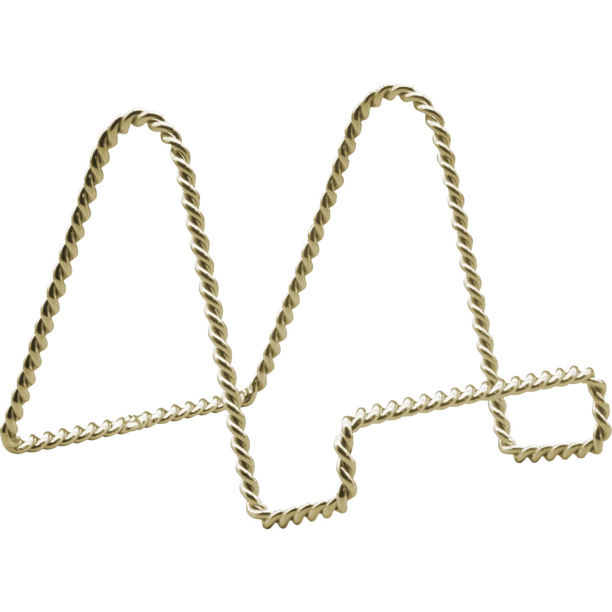 Tripar 3 In. Brass Twisted Wire Plate Stand