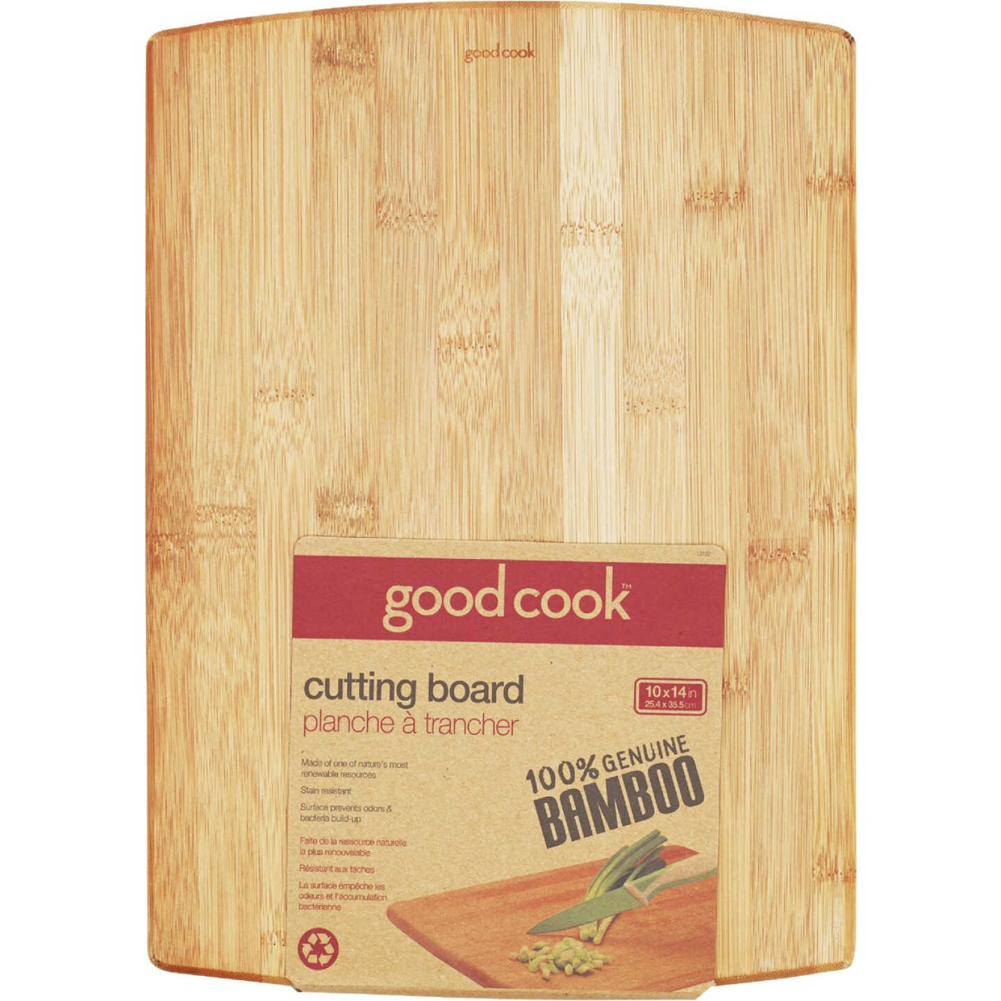 Goodcook 10 In. x 14 In. Bamboo Cutting Board Image 1