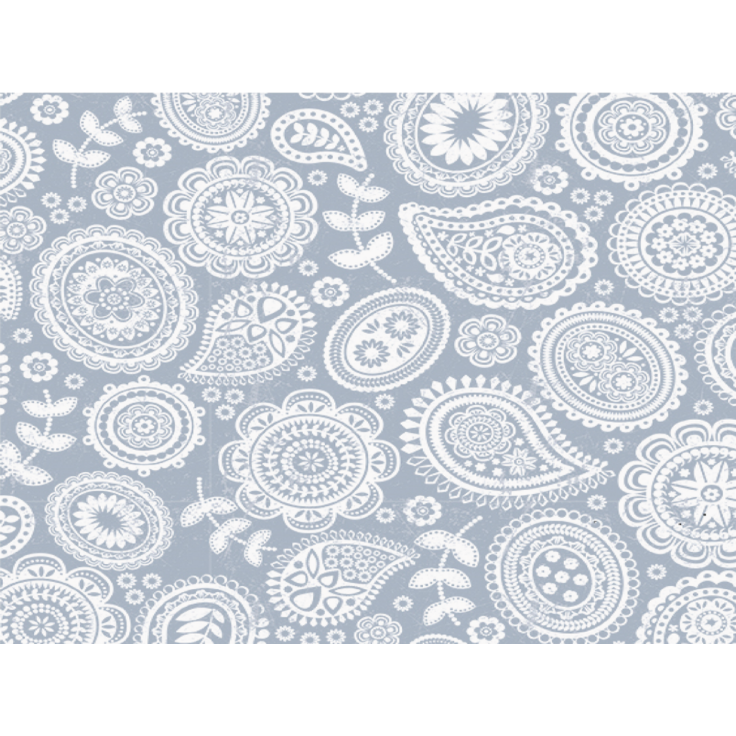 Con-Tact Grip Print 18 In. x 4 Ft. Paisley Pewter Non-Adhesive Shelf Liner Image 1