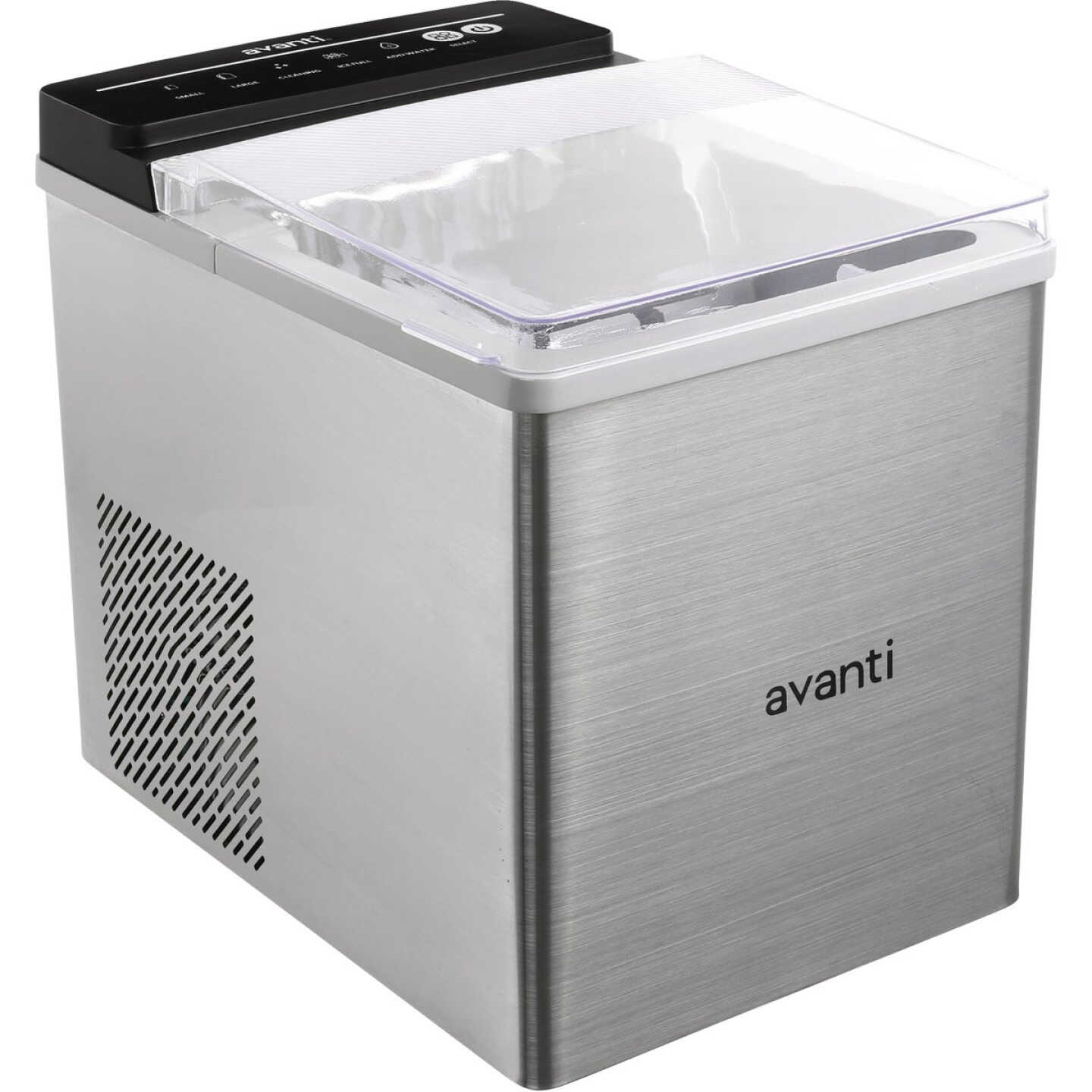 Avanti 33 Lb. Stainless Steel Portable Countertop Bullet Ice Maker Image 1