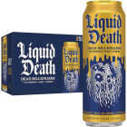 Liquid Death 19.2 Oz. Dead Billionaire Lemonade Tea Image 4