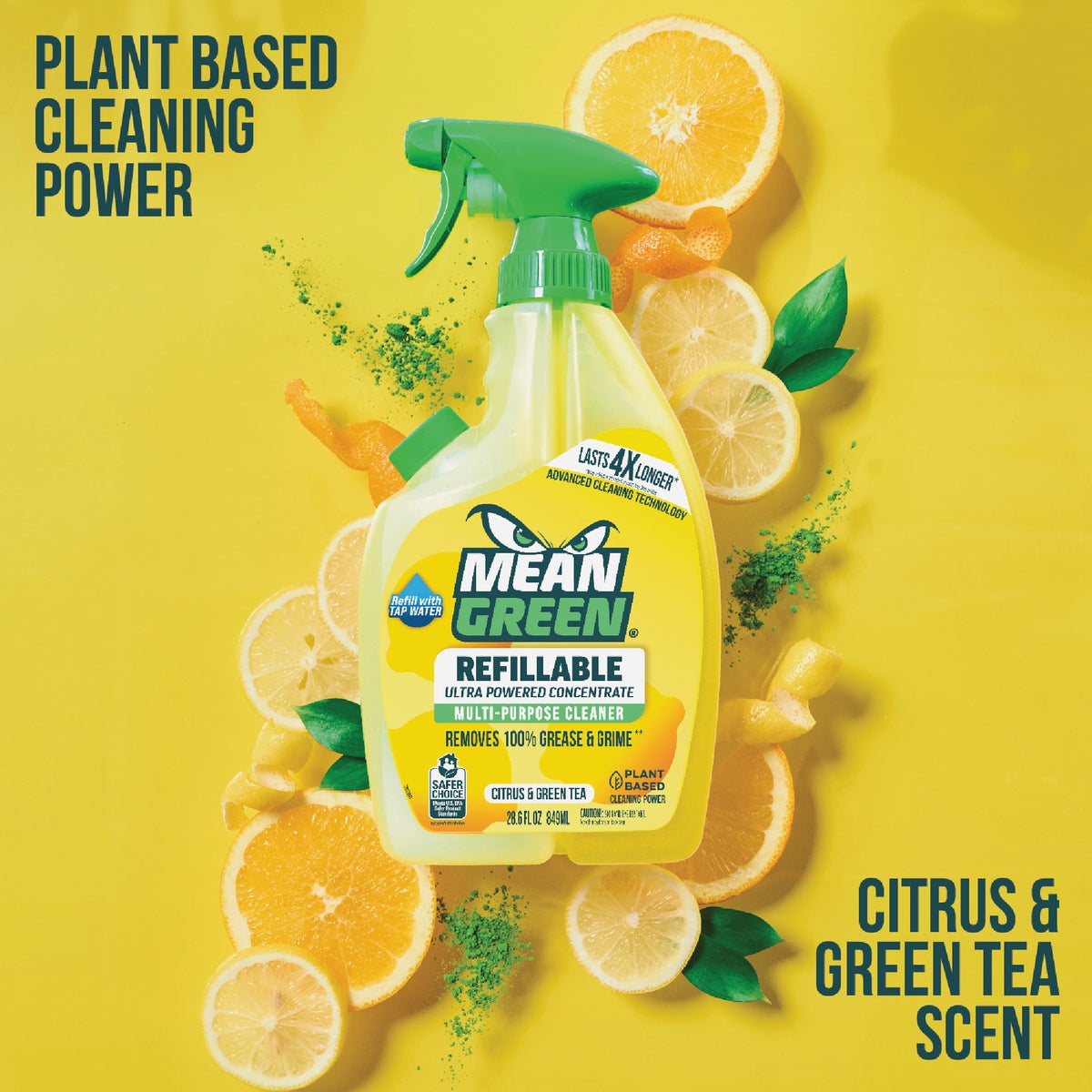 Mean Green 28 Oz. Citrus & Green Tea Refillable Multi-Purpose Cleaner Image 4