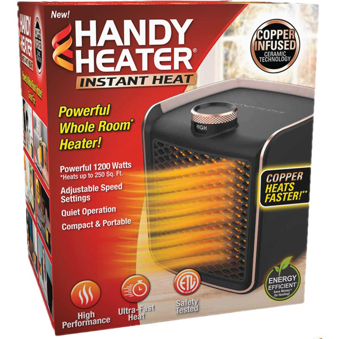 Handy Heater Copper Core Ceramic Space Heater Image 8