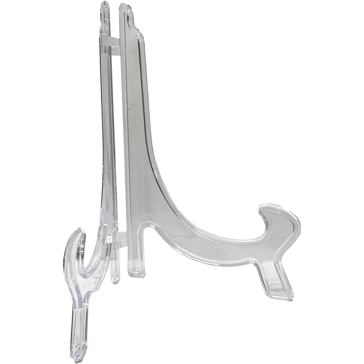 Tripar 8 In. to 10-1/2 In. 90 Degree Clear Acrylic Plate Stand