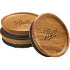 Ball Wide Mouth Wooden Lids (3-Pack) Image 1