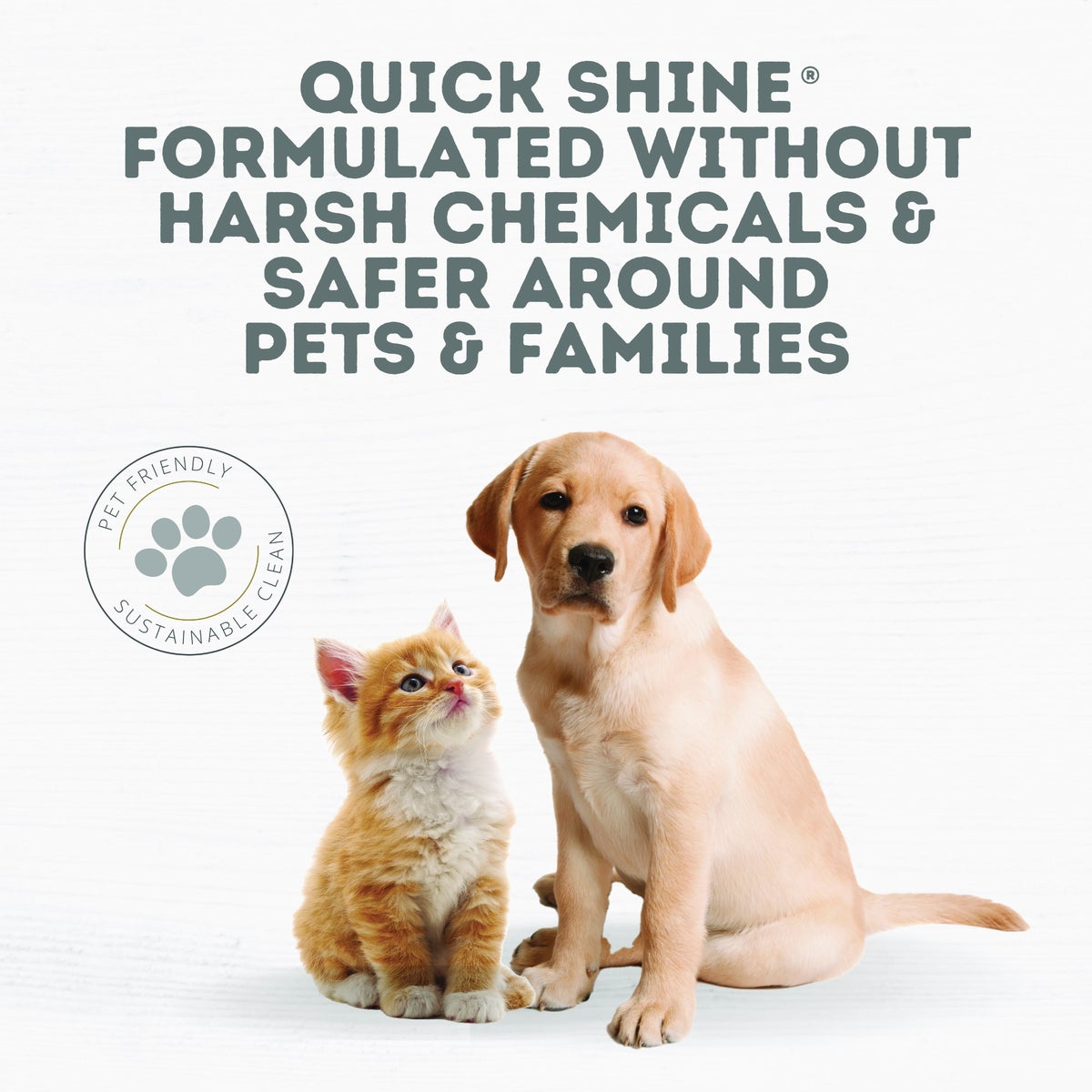 Quick Shine 27 Oz. Plant Based Pet Floor Cleaner Image 4