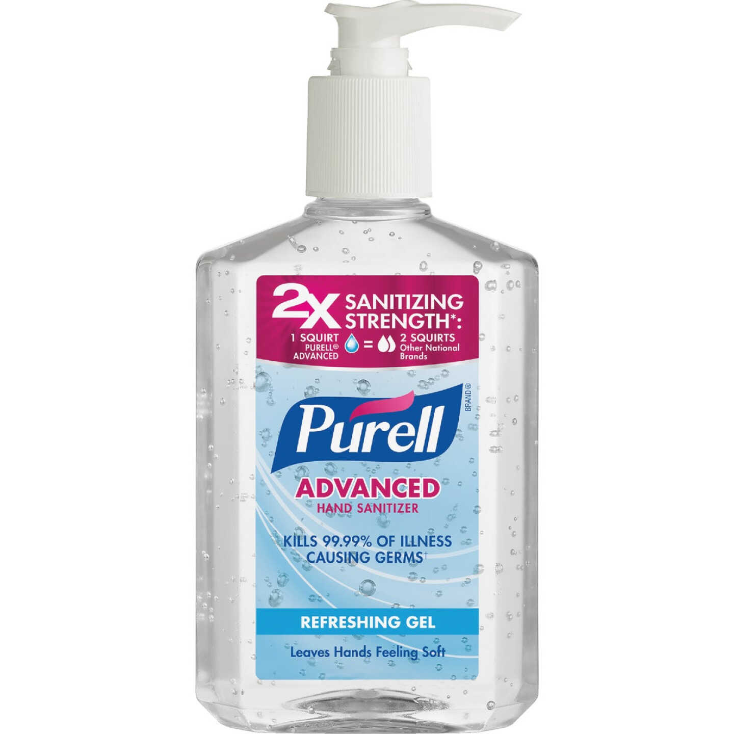 Purell 12 Oz. Advanced Hand Sanitizer Refreshing Gel Pump Bottle Image 1