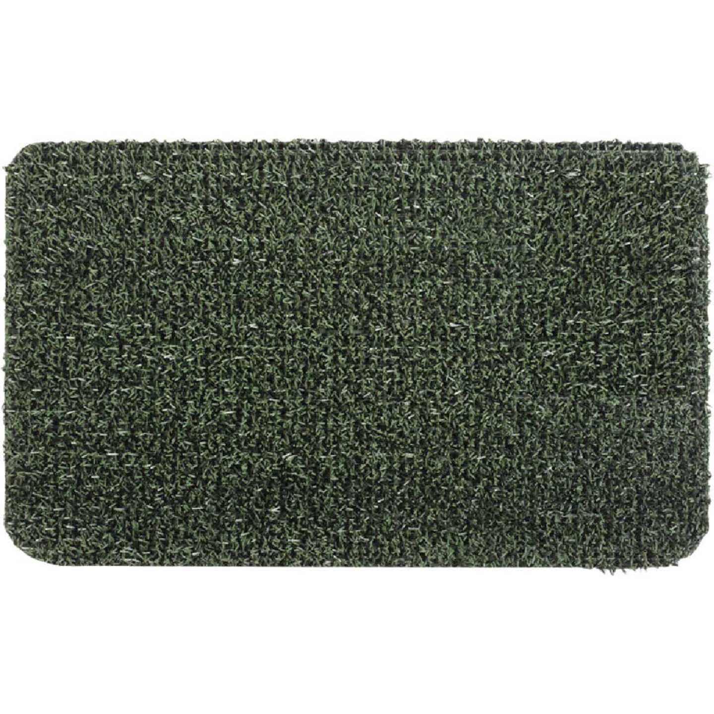 GrassWorx Clean Machine Classic Evergreen 24 In. x 35.5 In. AstroTurf Door Mat Image 1