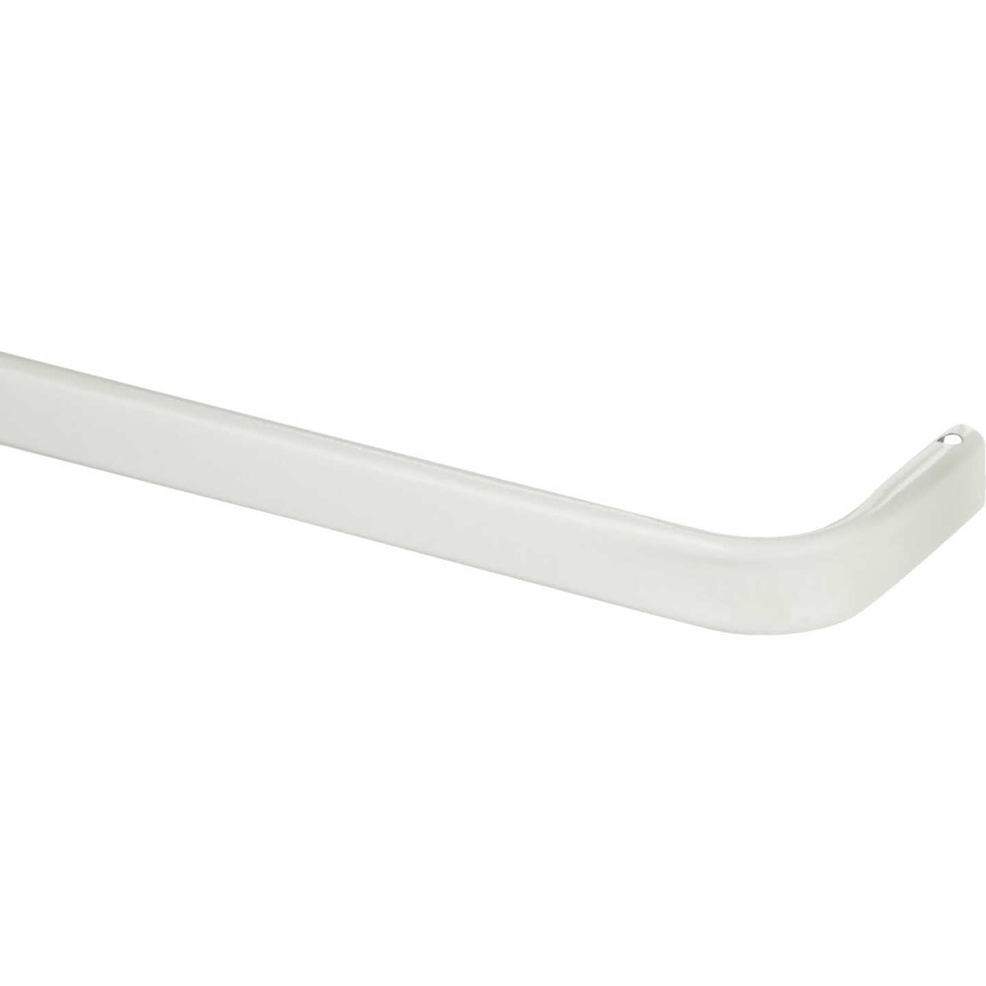 Kenney 84 In. To 120 In. 1 In. Single Curtain Rod, White Image 1