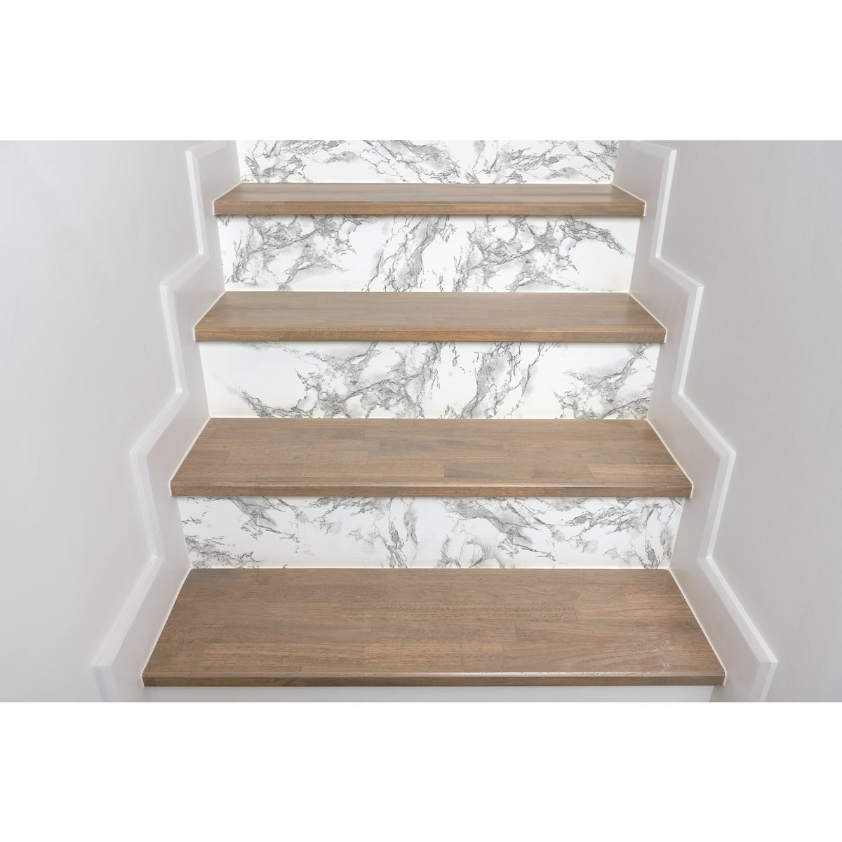 Con-Tact Creative Covering 18 In. x 9 Ft. Classic Gray Marble Self-Adhesive Shelf Liner Image 3