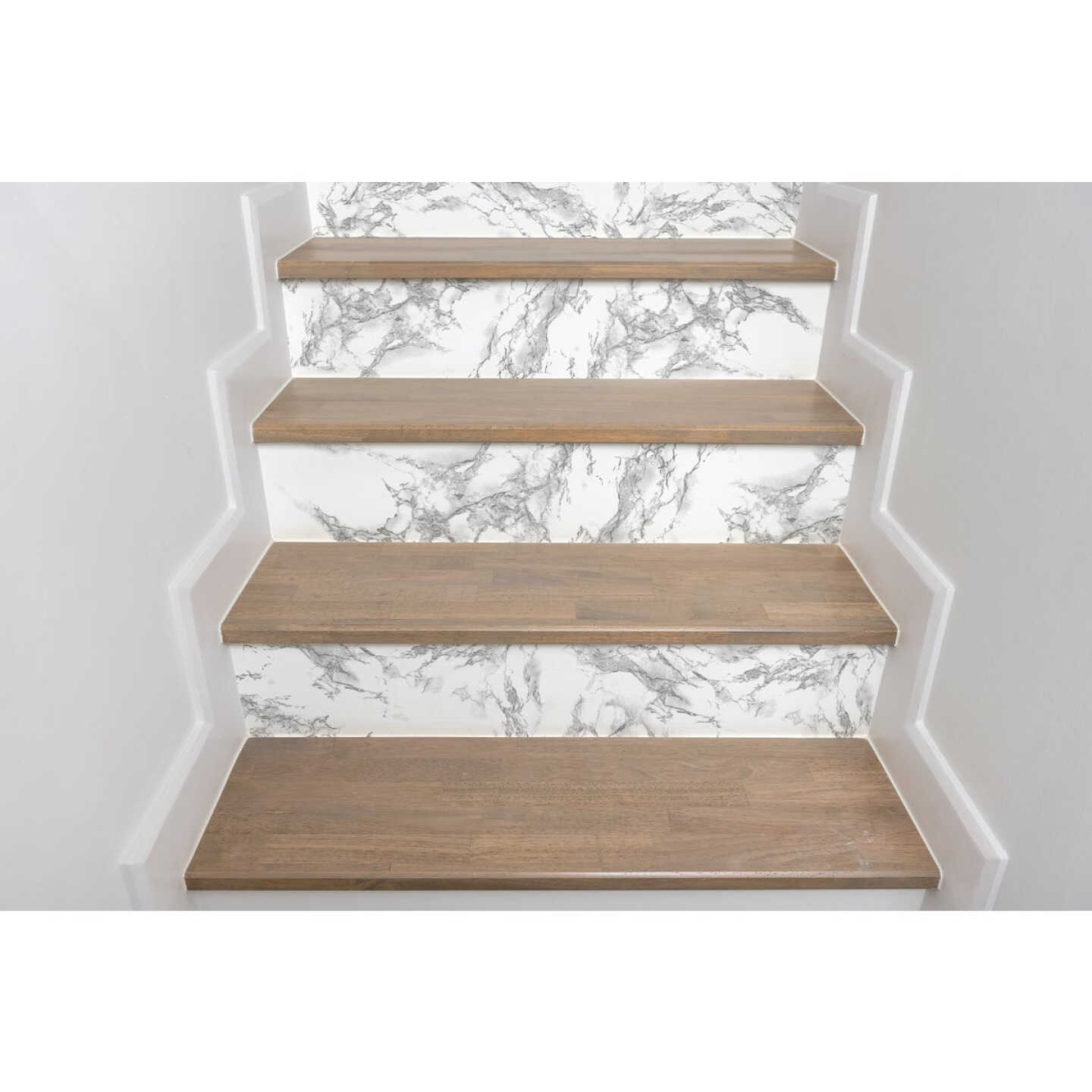 Con-Tact Creative Covering 18 In. x 9 Ft. Classic Gray Marble Self-Adhesive Shelf Liner Image 3