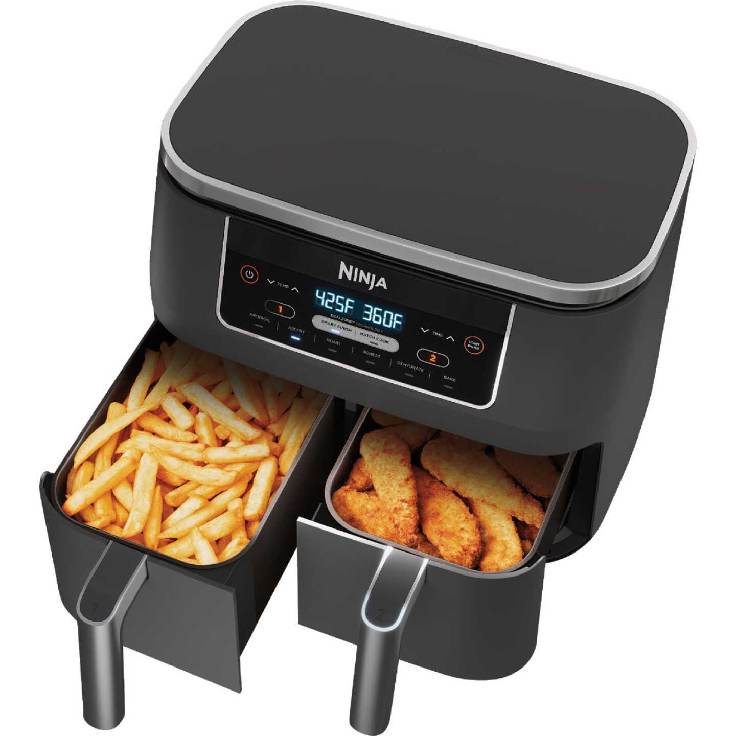 Ninja Foodi 6-In-1 8 Qt. 2-Basket Air Fryer with DualZone Technology Image 6