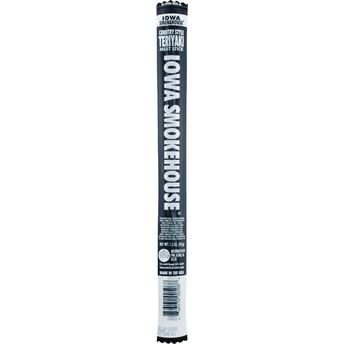 Iowa Smokehouse 1.5 Oz. Country Style Teriyaki Meat Stick