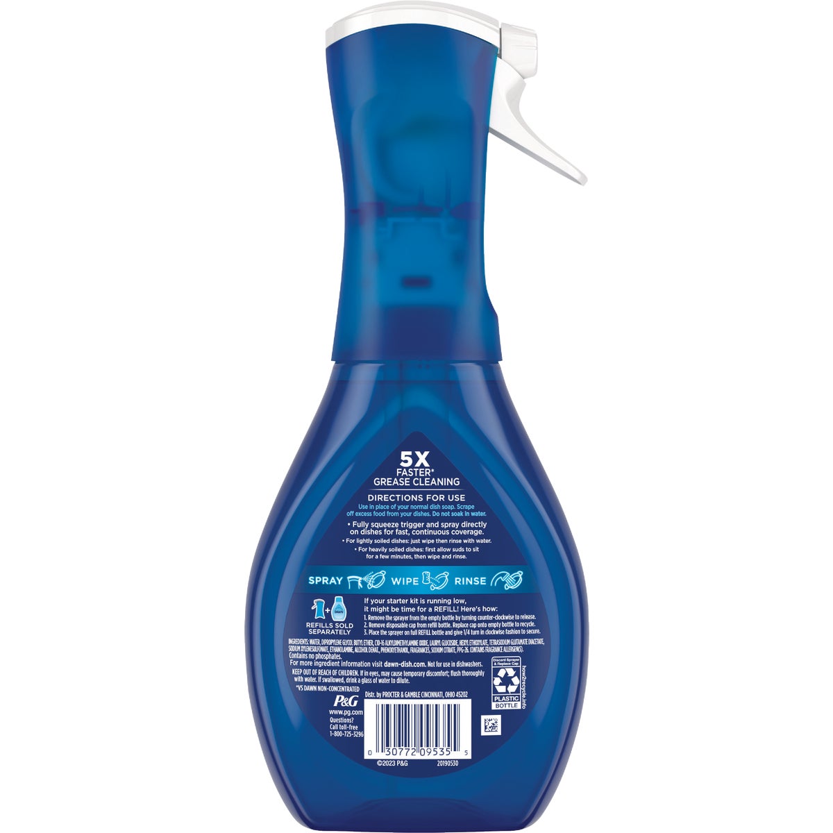 Dawn Platinum PowerWash 16 Oz. PowerSpray Lemon Dish Soap Image 3