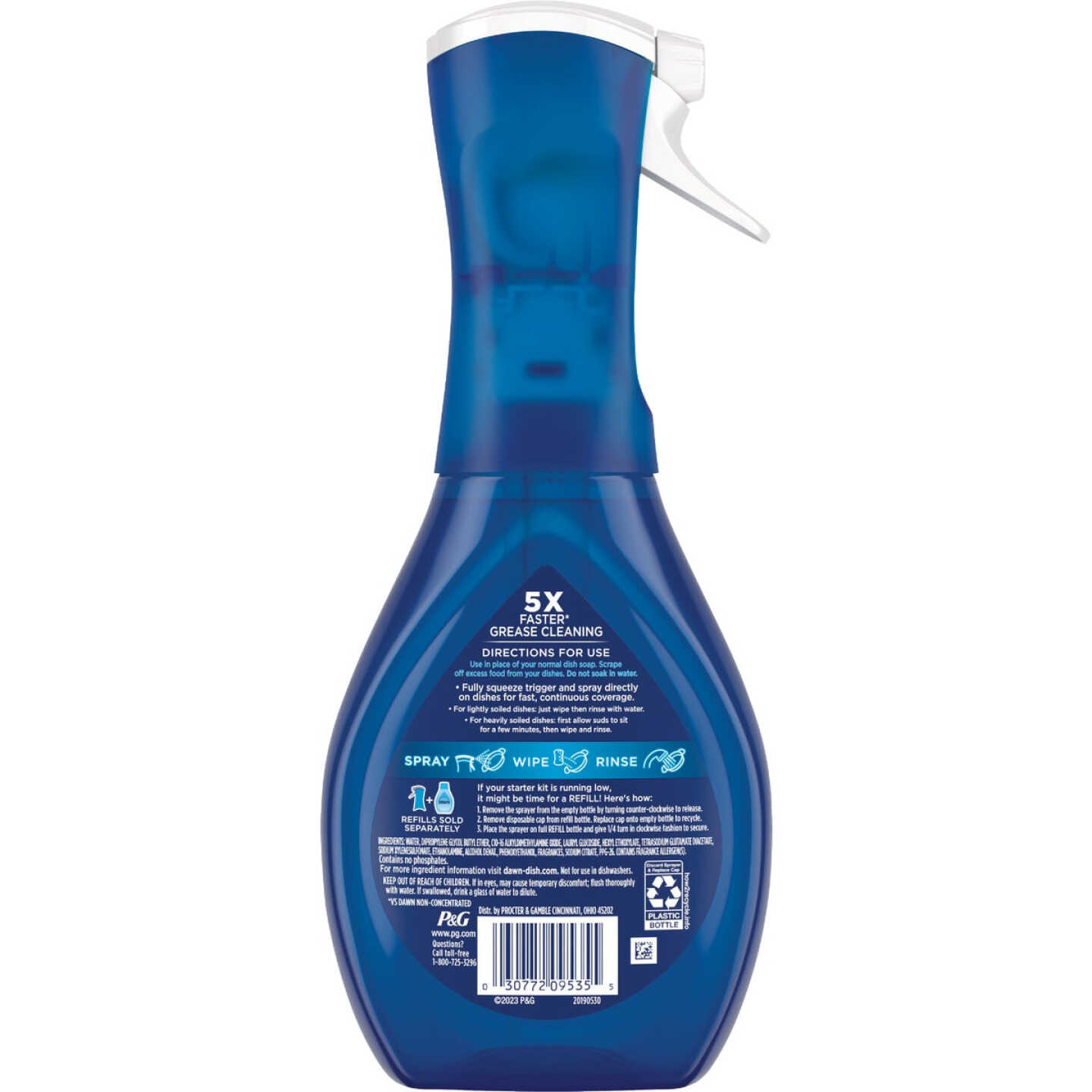 Dawn Platinum PowerWash 16 Oz. PowerSpray Lemon Dish Soap Image 3