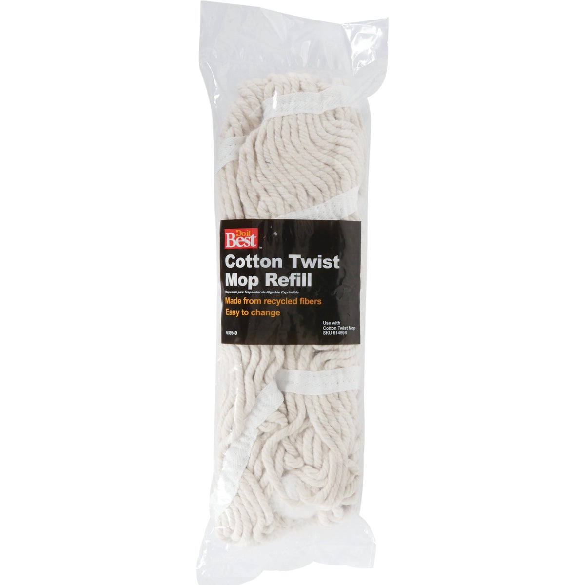 Do it Best 13 In. Cotton Twist Mop Refill Image 1