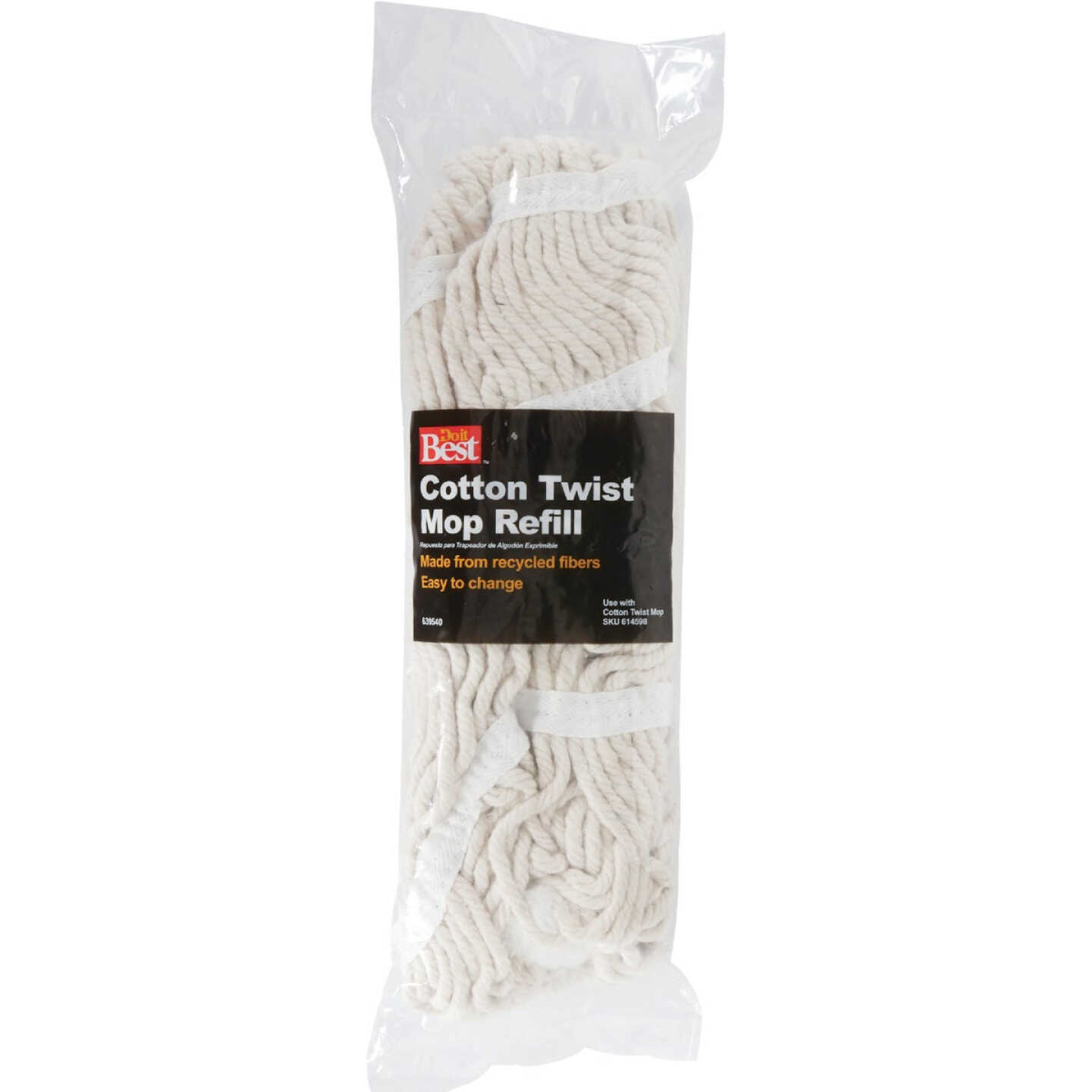Do it Best 13 In. Cotton Twist Mop Refill Image 1