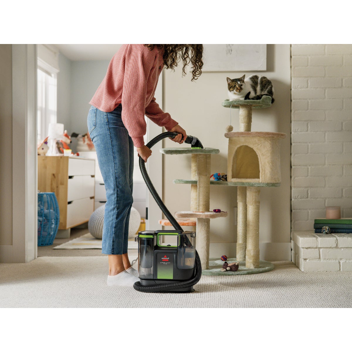 Bissell Little Green Max Pet Portable Carpet Cleaner Machine Image 3