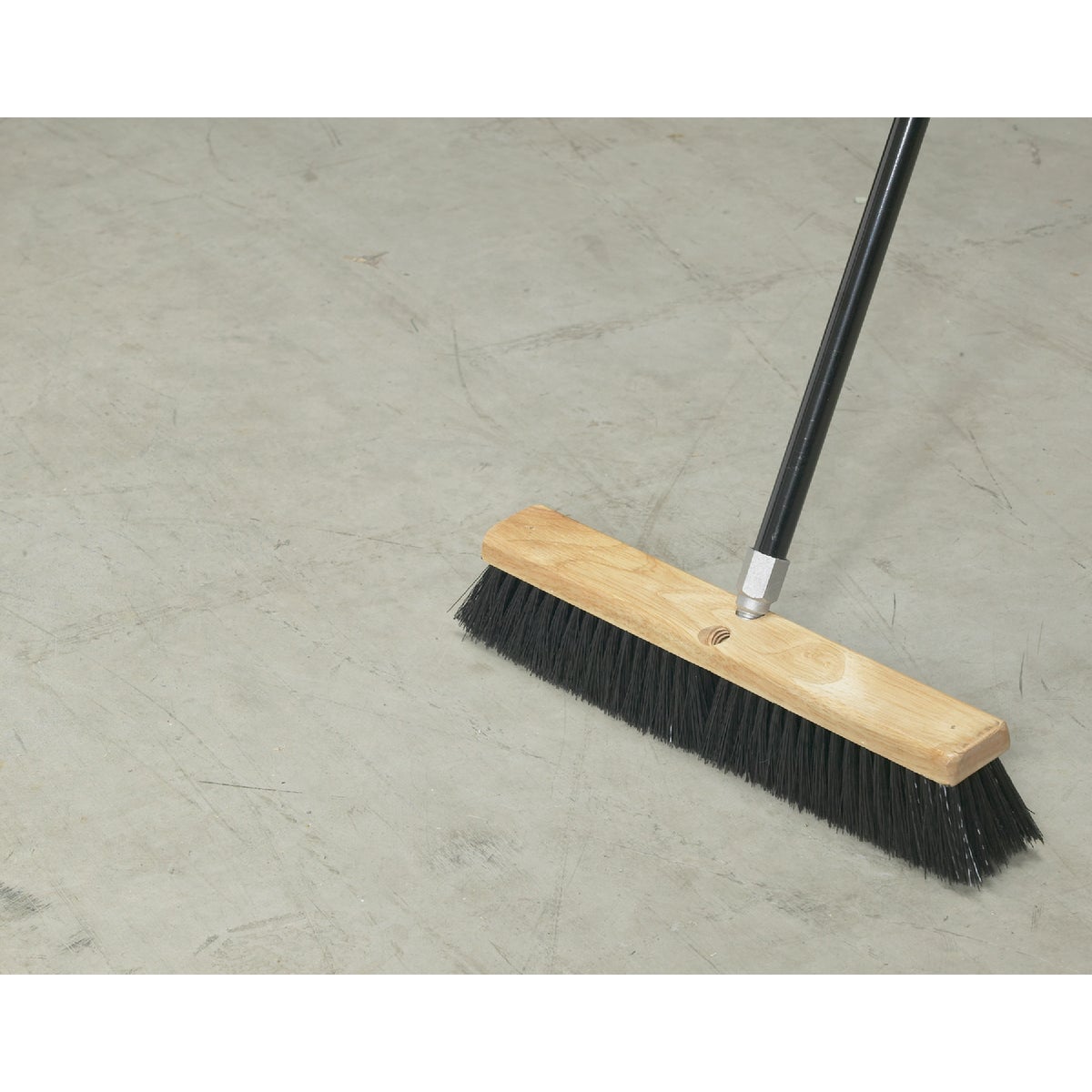Do it Best 18 In. W. x 60 In. L. Metal Handle All-Purpose Push Broom Image 2