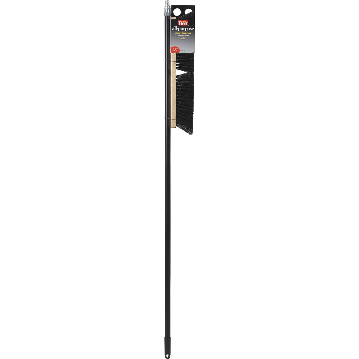 Do it Best 18 In. W. x 60 In. L. Metal Handle All-Purpose Push Broom Image 3