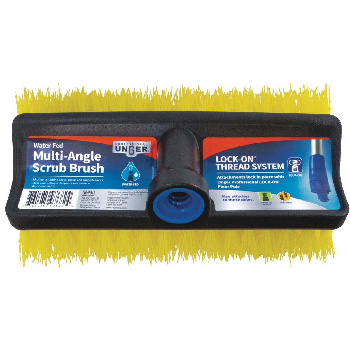 Unger Professional LockOn Stiff Multi-Angle Scrub Brush Image 3