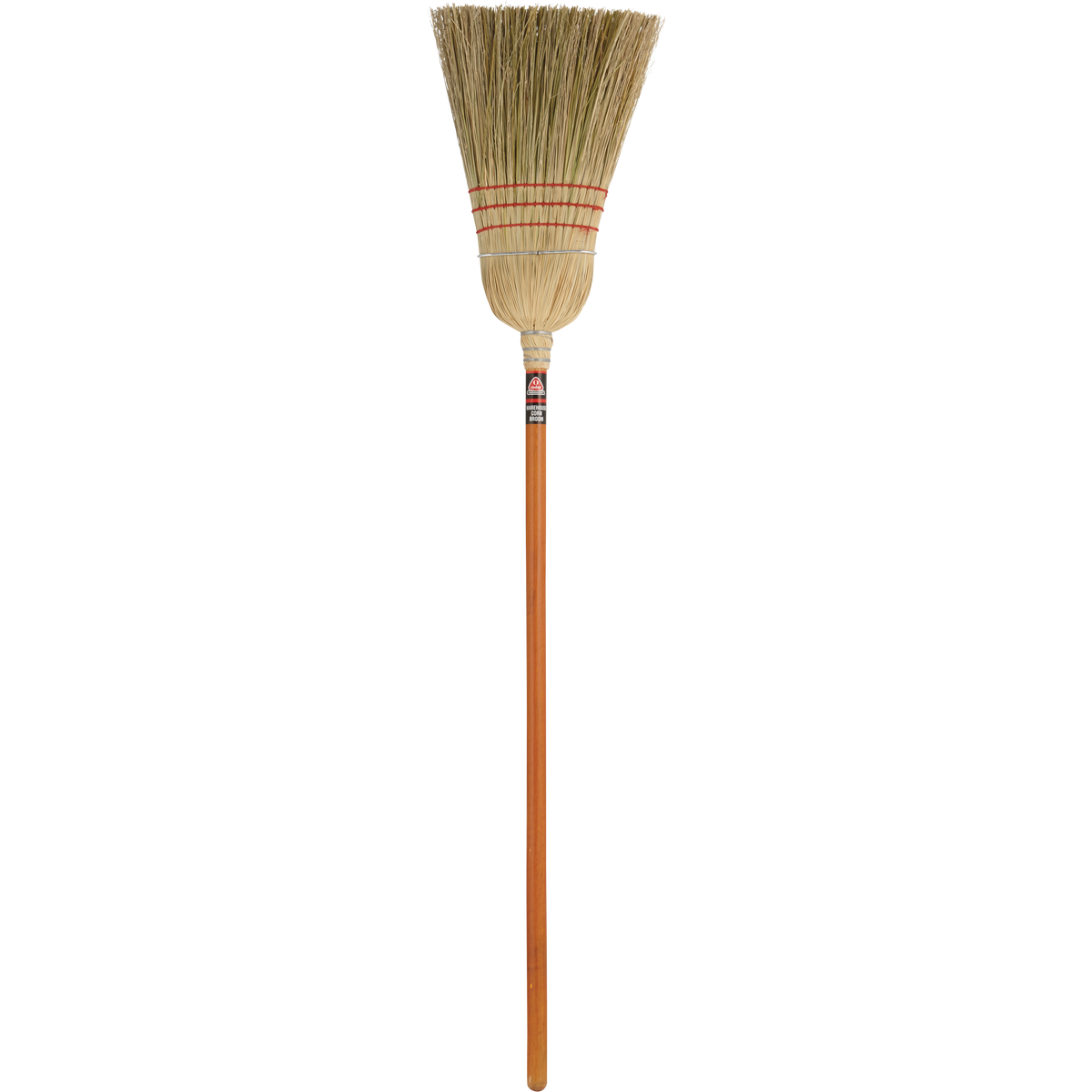 Nexstep 10 In. W. x 56 In. L. Painted Wood Handle Commercial Warehouse Corn Broom Image 2