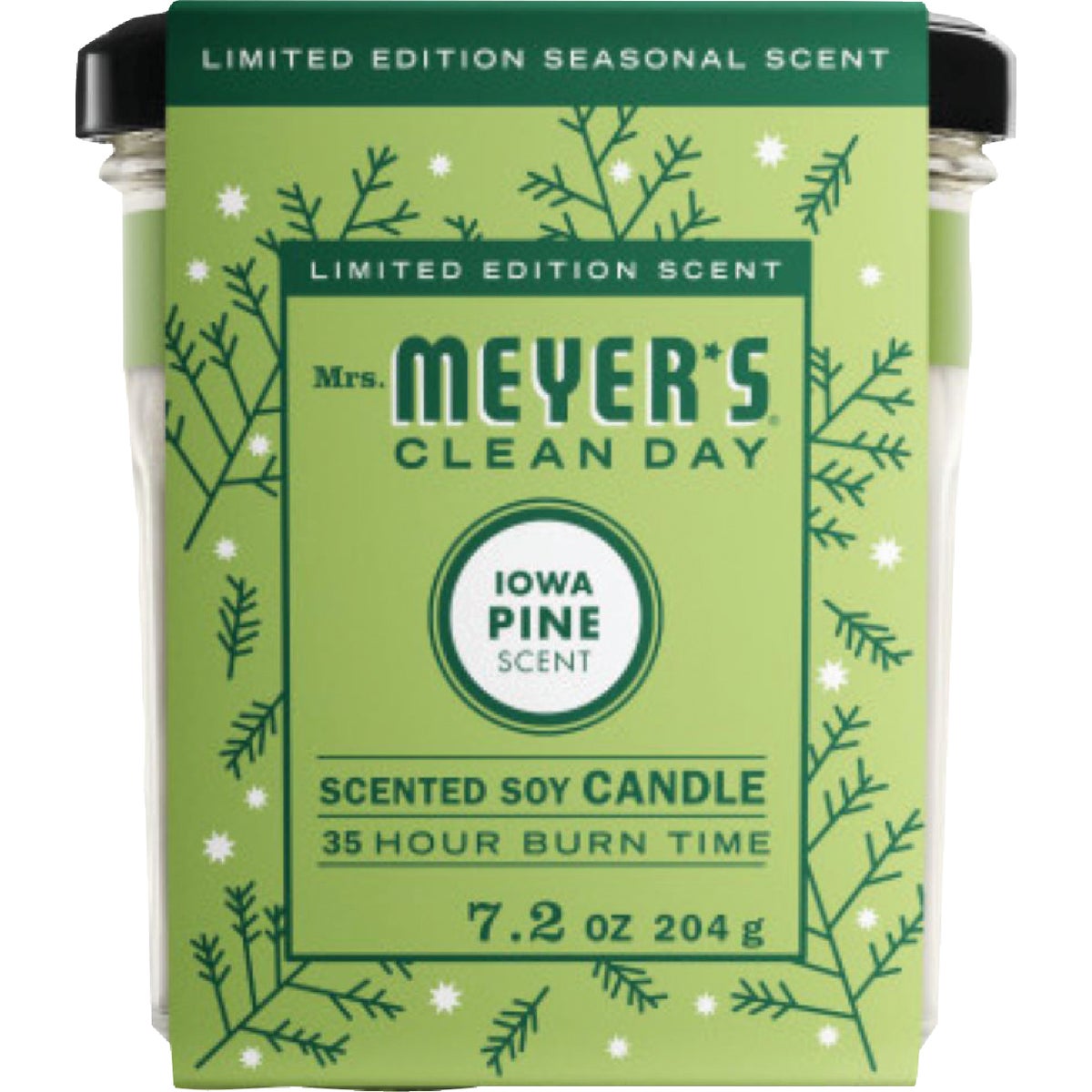 Mrs. Meyer's Clean Day 7.2 Oz. Iowa Pine Large Soy Candle Image 7