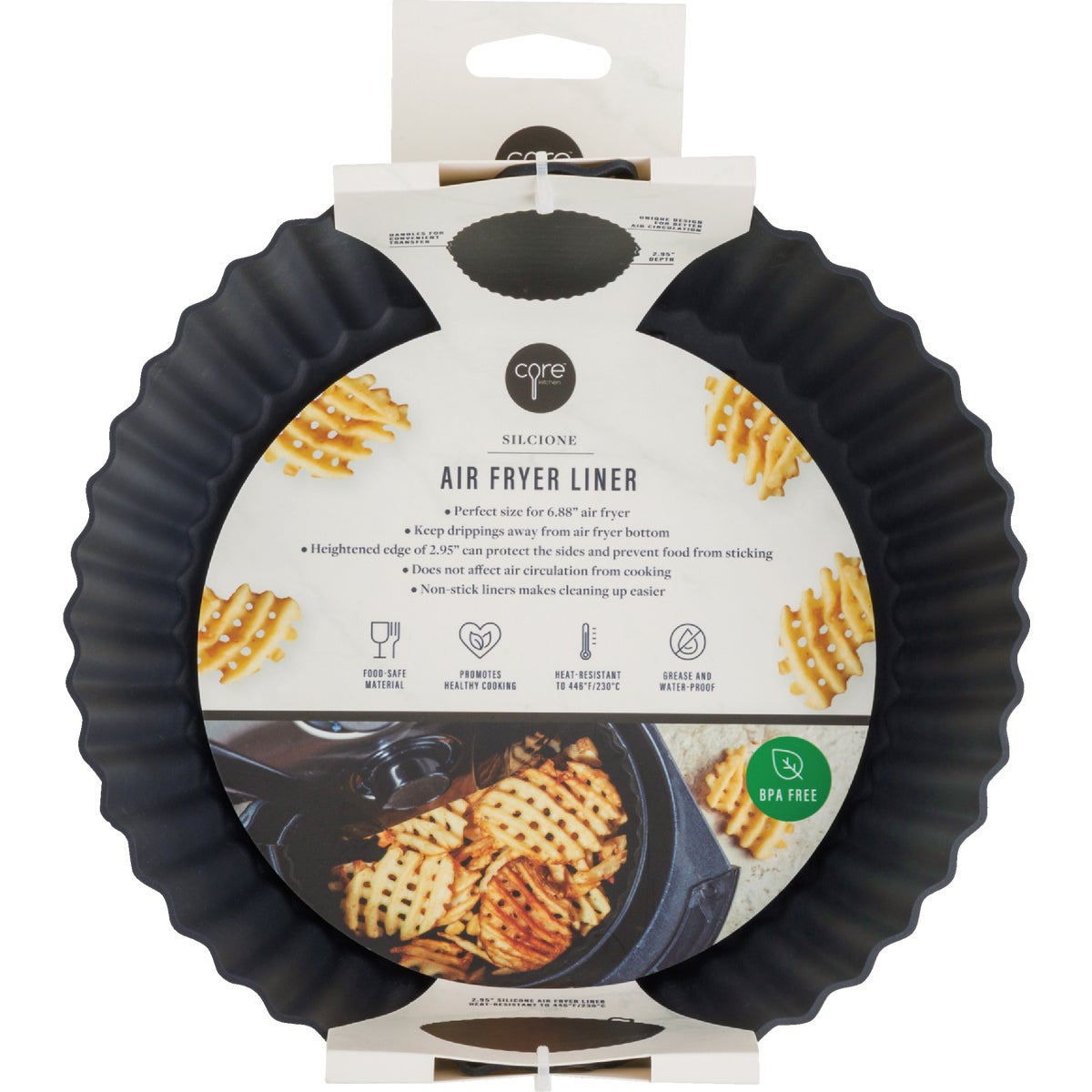 Core Home Onyx Silicone Pan for Air Fryer Image 3