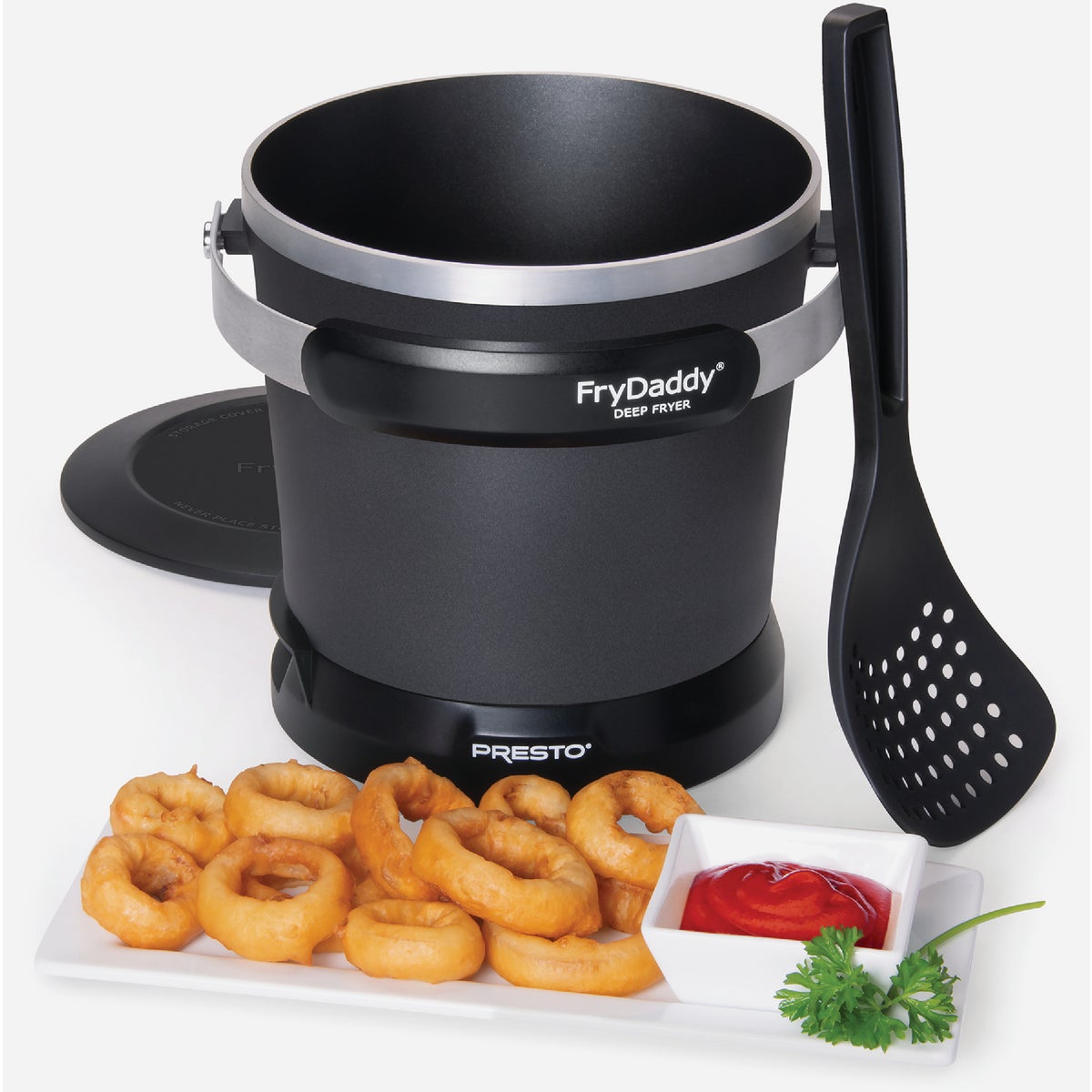 Presto FryDaddy 1 Qt. Black Aluminum Deep Fryer Image 3