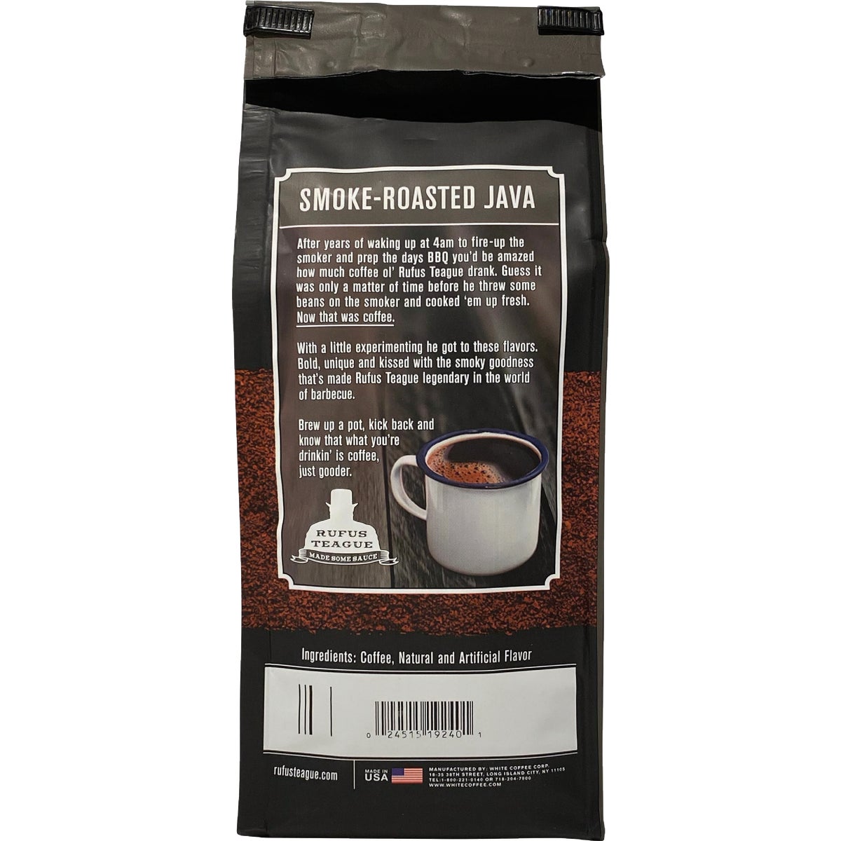 Rufus Teague 12 Oz. Smoke Roasted Coffee, Spiced Cherry, Medium Grind Image 4