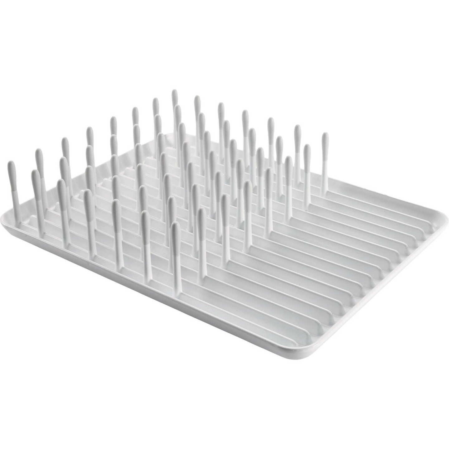 OXO Good Grips 10-1/2 In. W x 13-3/4 In. L White Dish Rack Image 1