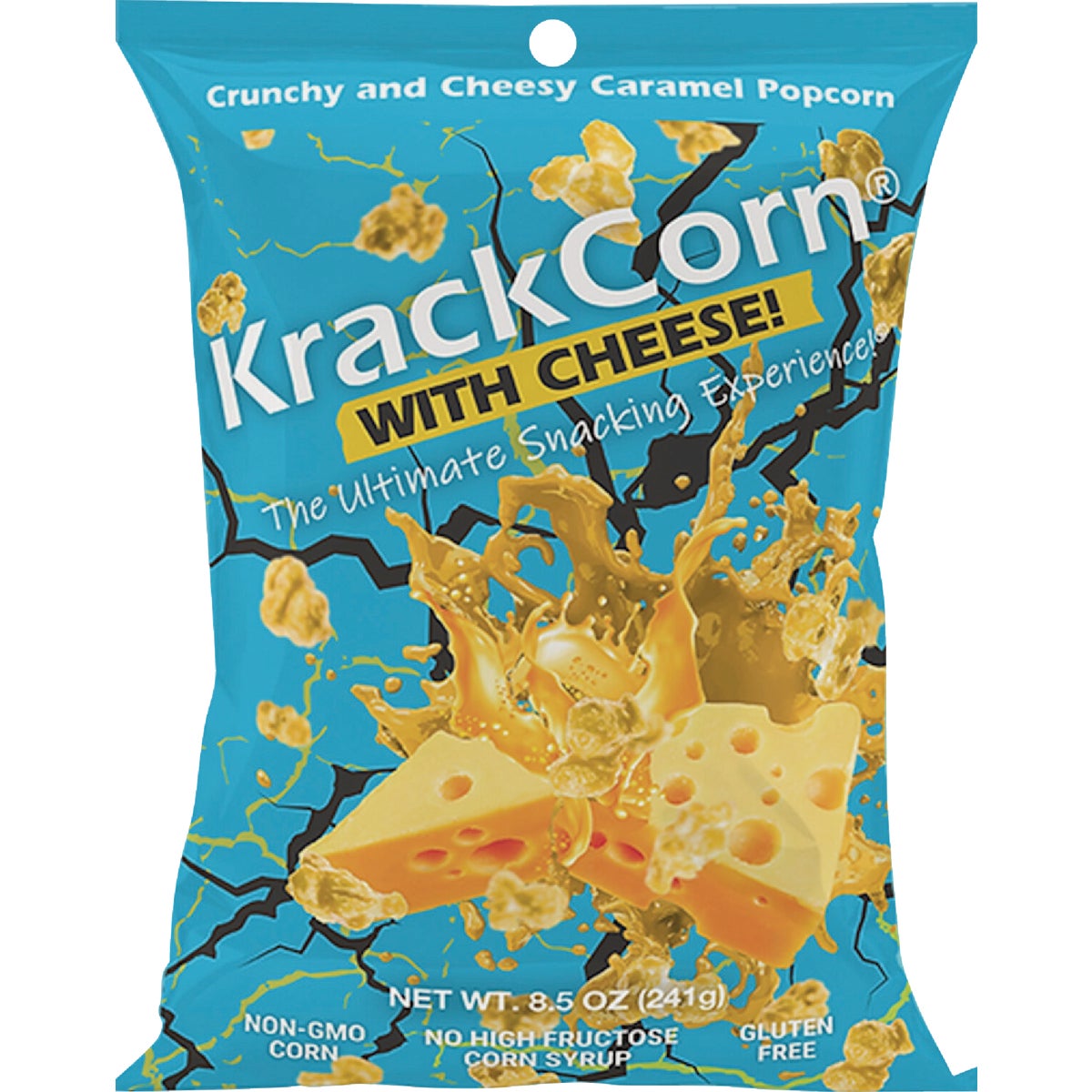 KrackCorn 8.5 Oz. Caramel Popcorn with Cheddar Cheese