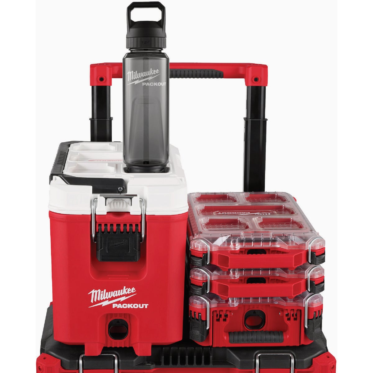 Milwaukee PACKOUT 34 Oz. Plastic Bottle with Chug Lid, Black Image 4