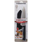 Farberware 6 In. Black Chef Knife with Edgekeeper Sheath Image 2