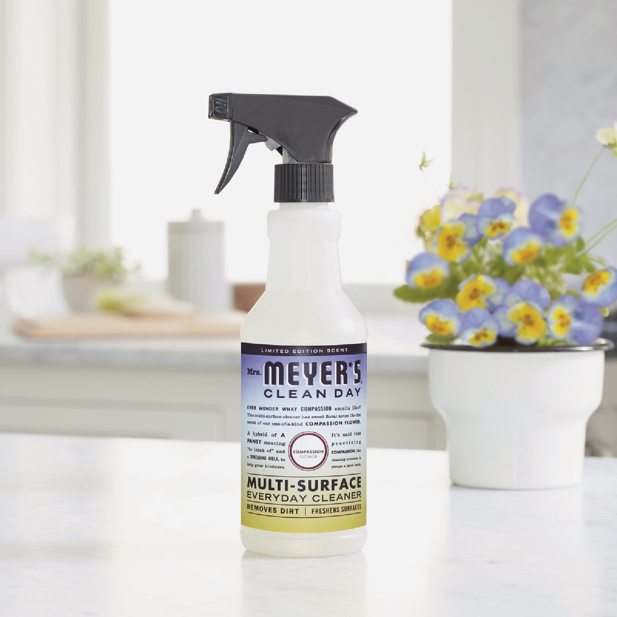 Mrs. Meyer's Clean Day 16 Oz. Compassion Flower Multi-Surface Everyday Cleaner Image 3